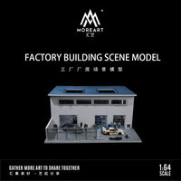 Factory Direct Wholesale Huiyi 1:64 Factory Building Lighted Scene