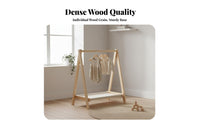 Toddler Clothing Stand child-appropriate Height children's Furniture for Kindergarten