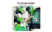 Global Soccer Tournament Inspired Soccer Theme Balloon Set Easy to Assemble Football Theme Balloon Set Versatile Decor for Children, Adults