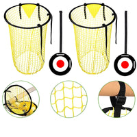 4 Pieces Soccer Target with Adjustable Straps Lightweight Soccer Target Net Easy to Install Training Accessory for Team Practice