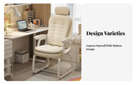 Ergonomic Spinerest Armless Molded Chair Height Adjustable Conference Seat firm pading Foam pad Seating Furniture Sturdy Base for Students, Office Workers, Homeowners, Study Room, Dormitory, Bedroom, Small Spaces