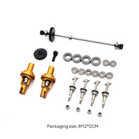 Drivetrain Assembly Upgraded Differential Set Maintenance Gearbox Assembly for Hobbyists, Builders, Rebuilds
