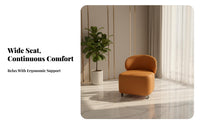 360-Degree Swivel Wheels Upholstered Caster Ottoman with Back Support Rolling Stool Padded Seat Low Chair Multi-Purpose for Office Workers, Parents, Living Room, Bedroom, Entryway, Walk-in Closet