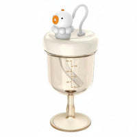Multi-Purpose Children's Wine Glass Cup Easy to Clean Baby Goblet Cup Leak Proof PPSU Sippy Bottle Drop Resistant for Toddlers, Babies, Infants 9 months+