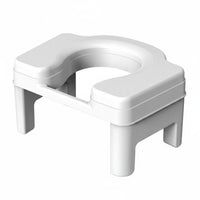 Easy to Clean Bedside Commode Chair with Removable container Adjustable Bedside Commode Non-Slip Feet Portable Toilet two-way Use for Pregnant Women, Patients, Caregivers, Nursing Home, Bedroom