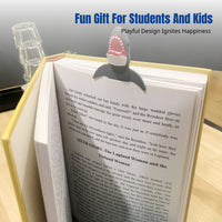 Creative 3D Bookmark, Unique Megalodon Book Holder, Fun Gift for Students, Cute Creature Stationery