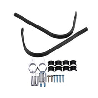 Motorcycle Hand Guards Aluminum Alloy Hand Protectors with Mounting Clamps Universal Handlebar Guard Clamp Kit for Unpaved Terrain