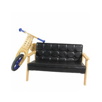 sturdy Wood Frame Upholstered Mini Couch Removable and cleanable Cover creaturethe childed Mini Sofa Soft Upholstery children's Furniture Sturdy Construction for Toddlers, Preschoolers, Kindergarten, literature Corner, Playroom, Nursery