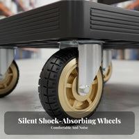 Portable Flatbed Cart Space Saving Foldable Base Truck Multipurpose Foldable Push Cart for Homeowners, Delivery Personnel, Home, Workshop, Factory