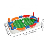 Compact Football Board Game with Flippers Portable Tabletop Football Game Manual Soccer Toy Family for Families