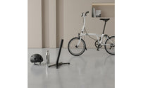 Folding Bike Stand Aluminum Alloy Display Stand Stable Base Bike Floor Rack for Showroom, Garage