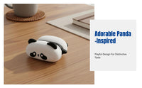 Panda Earphone Case, Cartoon Nature-Inspired Design, PVC, Compatible with AirPods Pro 2, AirPods 3, AirPods 4