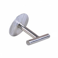 Heavy Duty Ejiao Cake Presser Easy to Clean Stainless Steel Food Press Comfortable Grip Food Tamper Single-Piece Design for Bakers, Home Cooks, Chefs, Bakery, BBQ