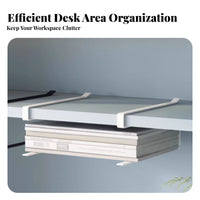 fastenon Laptop Holder multipurpose under-table Rack Sturdy Design for Students