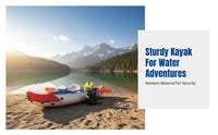 Inflatable Kayak, Thickened Canoe, Wear-Resistant, Fishing, Drifting, Full Set