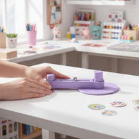Button Maker Machine Great for Gifts Multi Functional DIY Supply for Custom Badges and Keychains