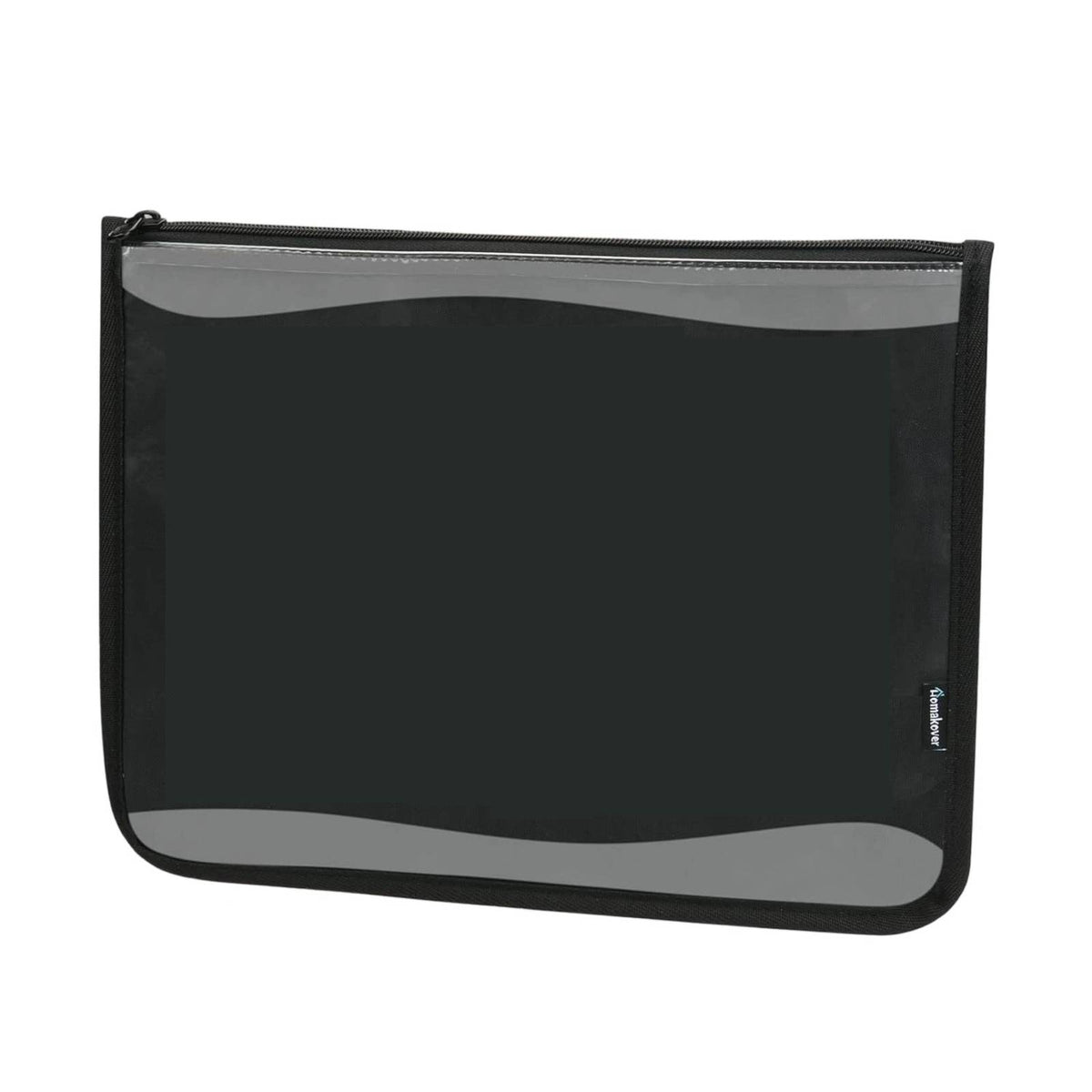 Car Tablet Holder with Storage Touchscreen-Friendly Headrest Tablet Mount Easy-Install Holder with Storage Compartment for Road Trips