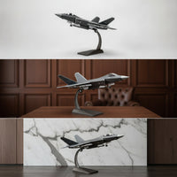J-31 Fighter Jet Model Alloy Aircraft Model with Landing Gear Decorative Toy for Aviation Enthusiasts