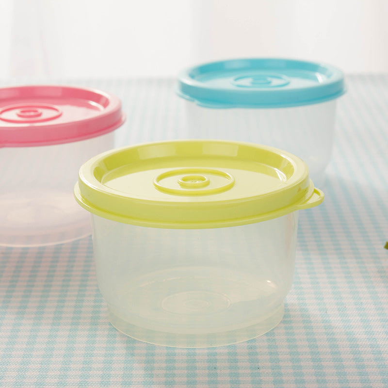 Mini Food Storage Container Small Plastic Pudding Yogurt Cup Sealed Box for Refrigeration and Microwave 160ml