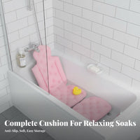 Full Full-Length Bathtub Pad Quick Drying Non-Slip Bathtub Mat Spa Bath Mat Skin-Gentle Cushioned Tub Recliner Machine