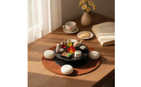 13 Pieces Miniature Hearth Scene Detailed Miniature Dining Set with Mat Realistic Miniatures for Hobbyists, Photo Props