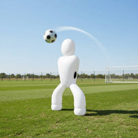 Soccer Kick Mannequin Portable Inflatable Soccer Dummy Tumbler Design Athletic Gear for Backyard
