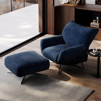 armchair with ottoman