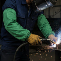 Breathable Soldering Arm Sleeves Elasticized Flame Resistant Sleeves Long-Lasting Stretchy for Workshop