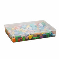 slim-line Wheeled Container Space Saving Organizer Box Stackable for Students
