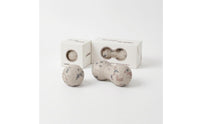 2 Pieces 3D Bumps Fascia Massage Ball Set Portable Textured Massage Ball Rubber-Like Fitness Accessory Mottled Gray
