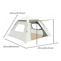 Waterproof Automatic Camping Tent 3 Second Quick Unfold Automatic Instant Unfold Tent Portable Outdoor Gear Ventilated for Campers, Families, Beach
