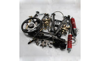 Front Axle Kit with Disc Brakes Upgrade Front Axle Assembly Kit Adjustable Hardware for Rough-Terrain Fabrication