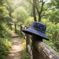 Bucket Hat with Chin Strap Adjustable Sun Bucket Hat Breathable Lightweight for Hikers, Hiking, Fishing