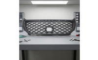 Front and Center Intake Grille Ventilated Mesh Grille with Oval Opening Automotive Part Shielding Wear Resistant