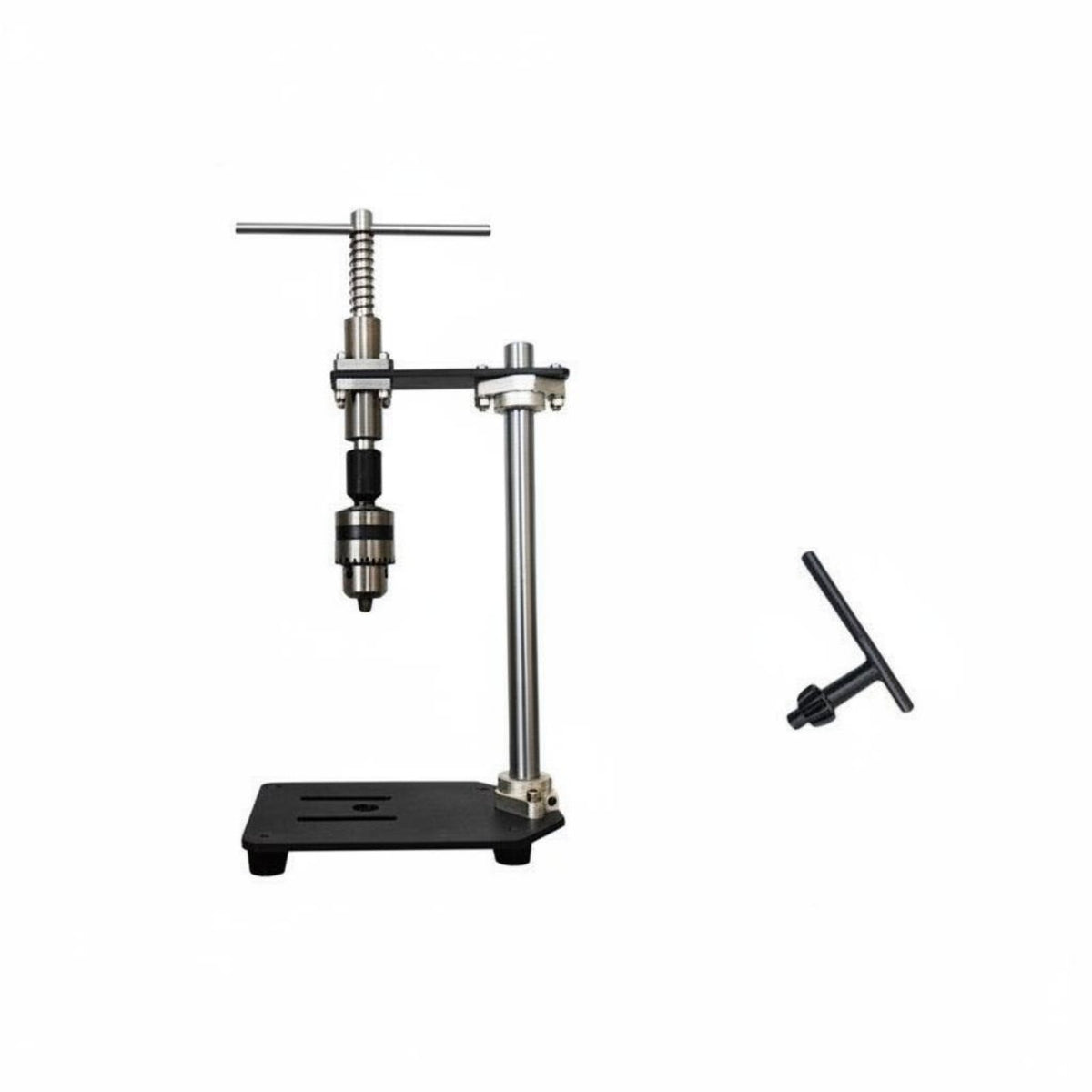 Ratchet Handle Manual Vertical Tapping Machine Heavy Duty Benchtop Tapping Stand Workshop Tool for Metalworkers