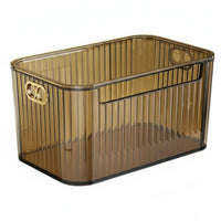Clear Storage Box with Lid High Clarity Transparent Lidded Container