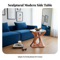 Small Occasional Table mug-likeLike Base Shaped Statue Table Sculptural Design Modern design for Interior Designers, Hallway