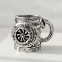 turboscharger Mug Novelty blower Mug Molded Cup for Car Enthusiasts, Mechanics, Office