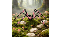 Light up Spider Halloween Spider with Lights Large Holiday Decoration for Decorators, Party Hosts, Eerie