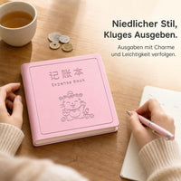 Square Household Accounting Ledger for Personal and Family Expenses, Kids' Spending Tracker, Money Management Notebook