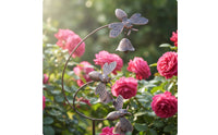 Garden Stake with Bells  Outdoor Garden Stake with Bells Pleasant Metal Yard Decor for Flower Beds