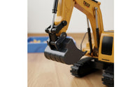 Wireless Control Digging Machine Flexible Digging Boom 6 Control Digging Machine Toy RC Digger Toy Illuminated Lights RC Tracked