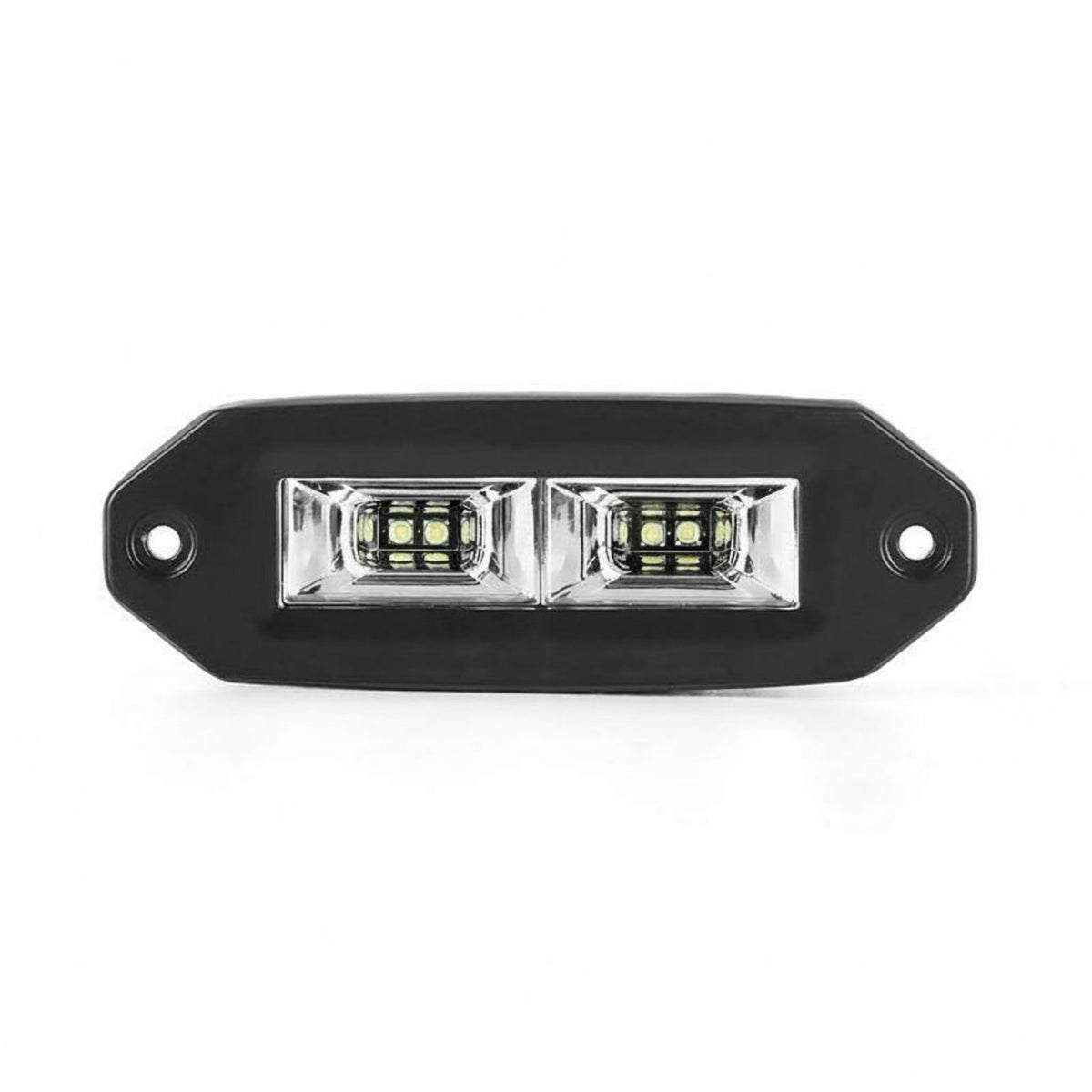 Easy Installation Flush Mount LED Pod Fast Cooling Heat Sink Flush Mount LED Pods Focused Beam for Truck Owners, Vehicle Maintenance