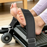 Stretching Strap with Metal Hooks Double-Loop Stretching Strap with Loops Adjustable-Length for Yogis, Stretching