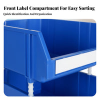 Stackable Open-Front Container versatile System Open-Front Tote sturdyDuty Label Holder for Mechanics, DIY hobbyists