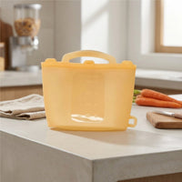 Silicone Tote Waterproof Tote Bag with Handle Translucent Silicone Bag for Beach, Pool, Travel