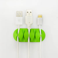 Self-Adhesive Desktop Cable Organizer Clips for Data Cables and Wires