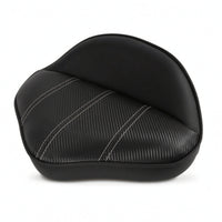 Lure Stool Seat Nautical-Style Boat Seat with Backrest Quilted Boat Chair with Backrest for Boaters