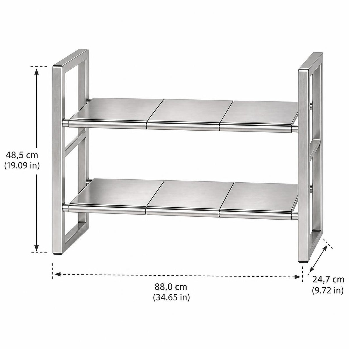under-sink storage rack