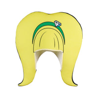 Yellow Hairpiece Headpiece Stage Prop Yellow Fuzzy Hairpiece Universal Fit Novelty Costume Hood for Halloween